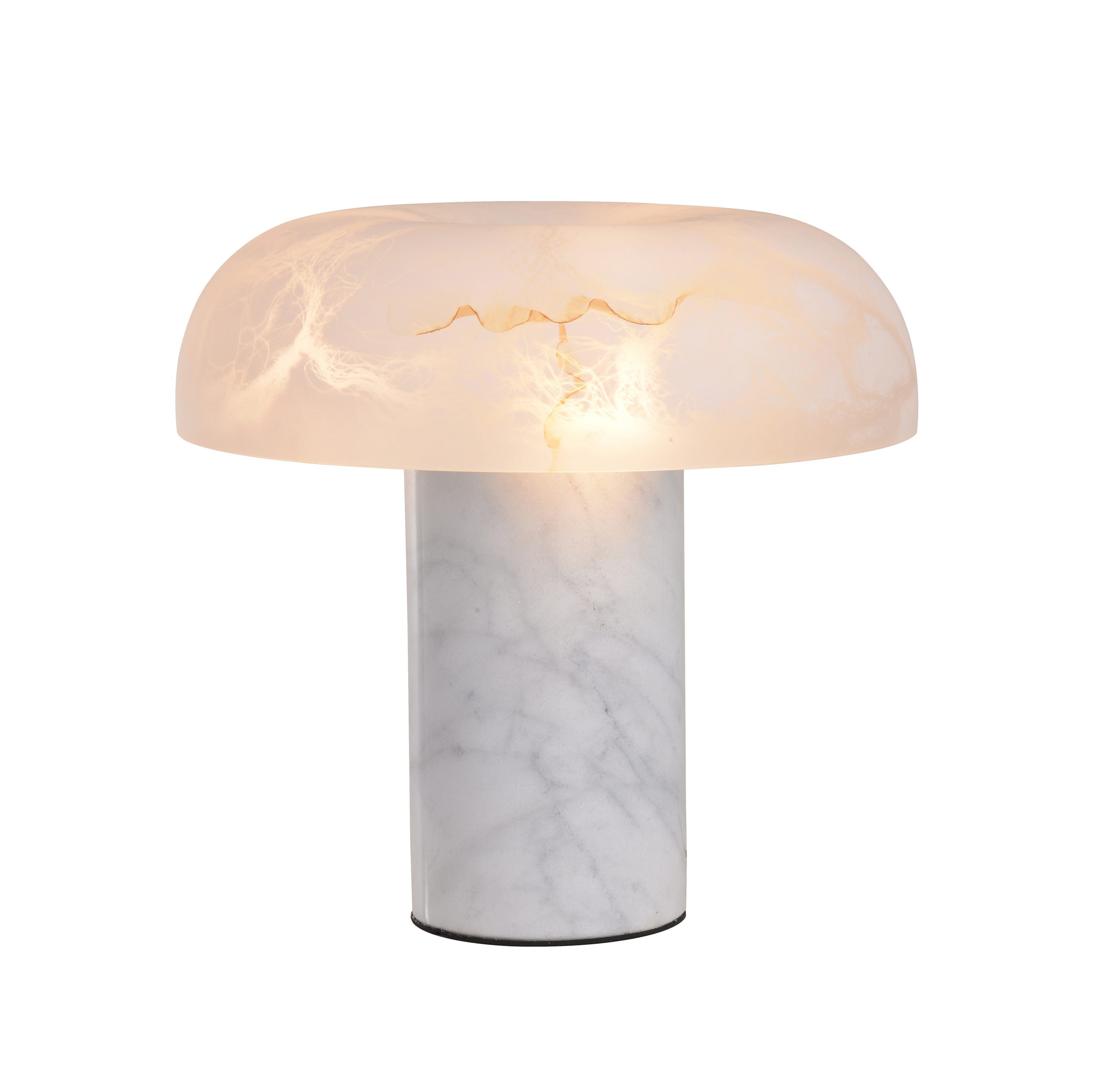 Lampu Meja Jamur Alabaster Dekorasi